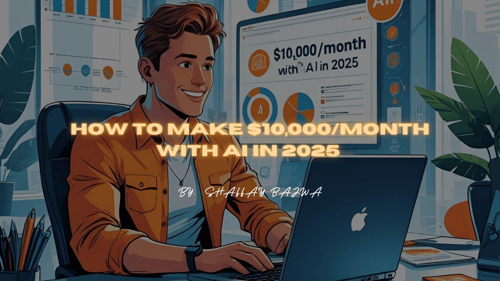 Article cover — How to Make $10,000/Month with AI in 2025 (7 PROVEN Side Hustles)
